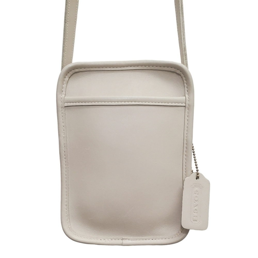 COACH Vintage Leather Kit Bag Crossbody in Bone Cream #A6C9973